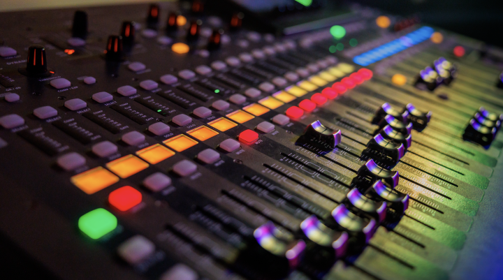 Image of mixing desk